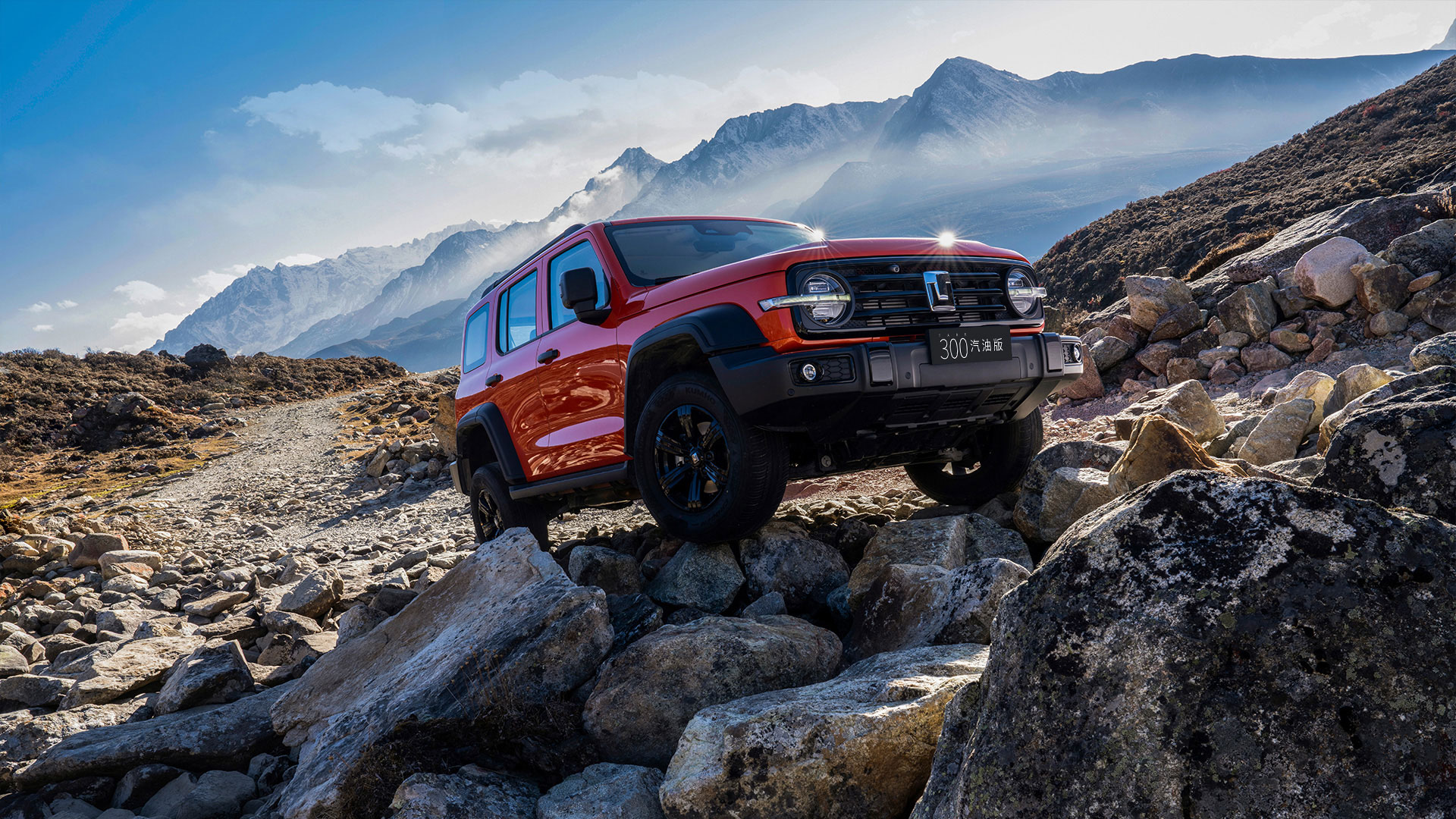 TANK 300 — Off-Road Capability TANK 300 performing off-road with part-time 4WD and robust underbody